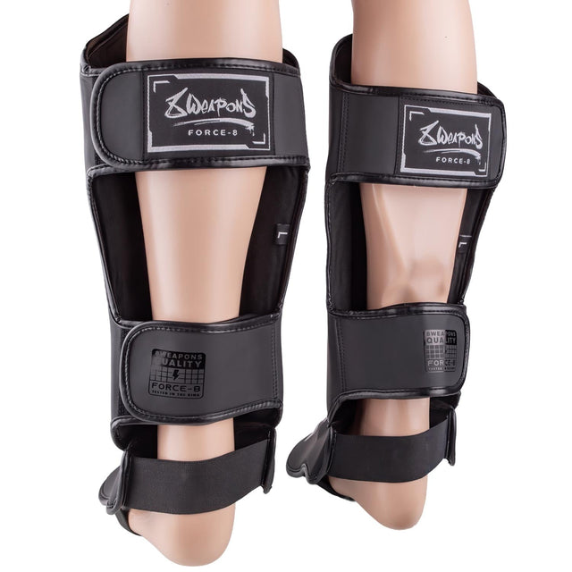 8 WEAPONS Shin guards Force 8 – Black