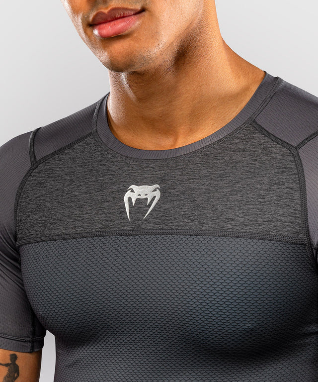 Venum Rashguard G-Fit Scale Korte Mouwen - Grå