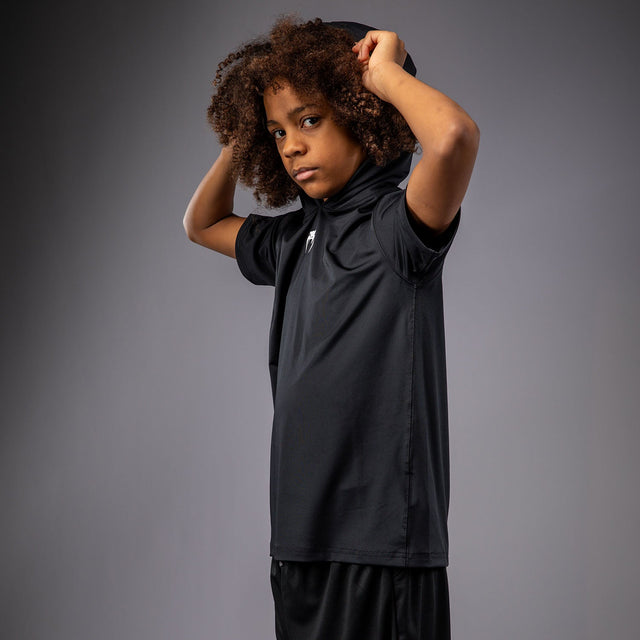 Venum Elite Sleeveless Hoodie Kids – Black