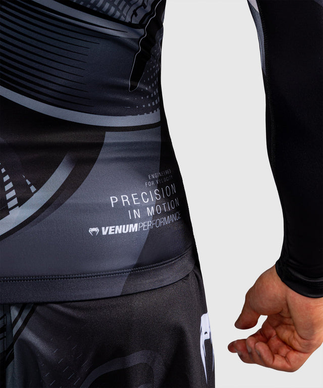 Venum Rashguard Crimson Viper 2.0 Langarm – Schwarz/Grau