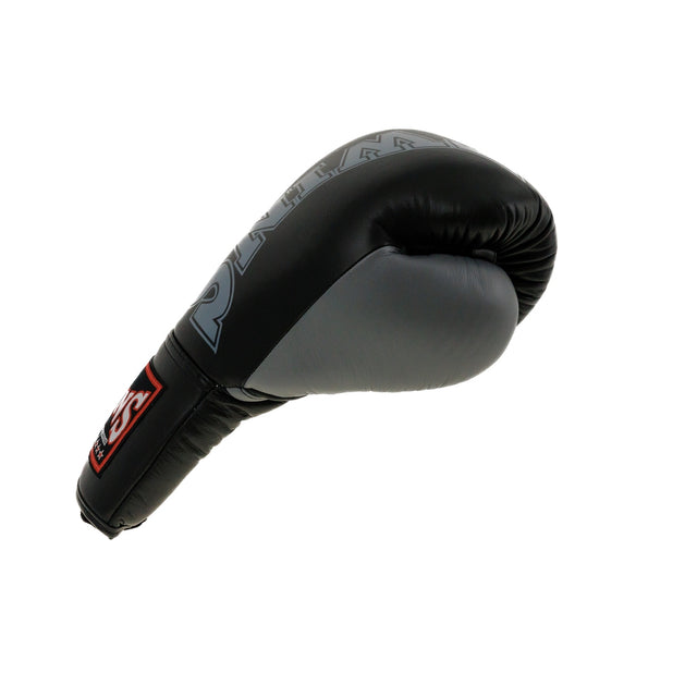 Twins Boxing Gloves BGLL8 with Lace Closure - Black/Gray