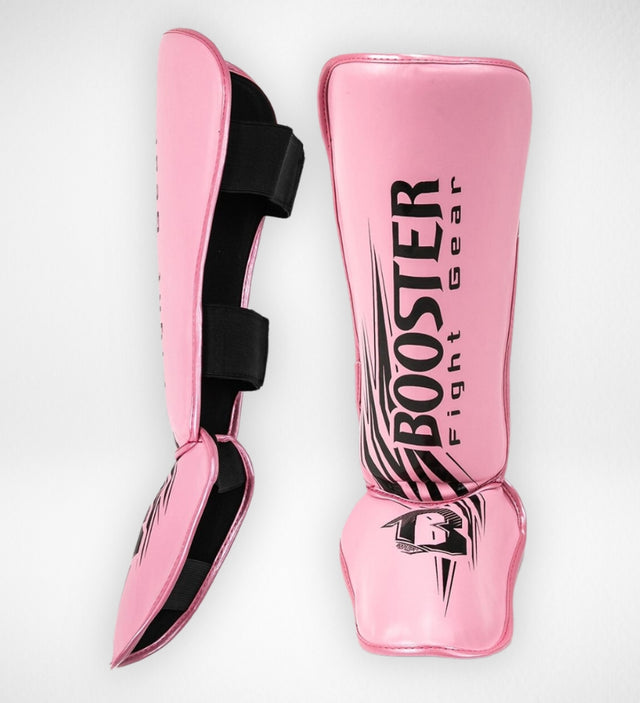 Booster Shin Guards Kids – Pink/Black