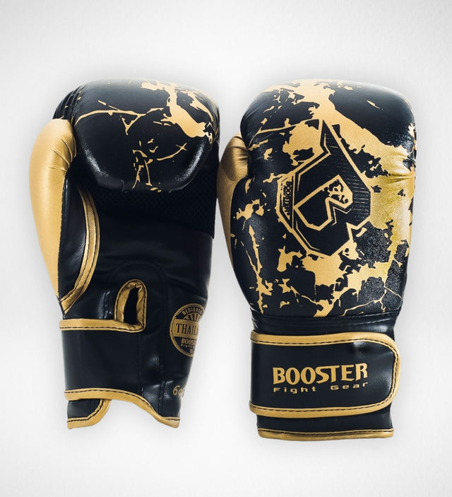 Booster Kids Boxing Gloves BG Marble – Gold/Black
