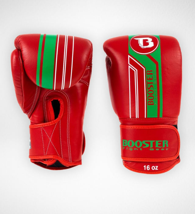 Booster Boxing Gloves V9 'Morocco' - Red/Green