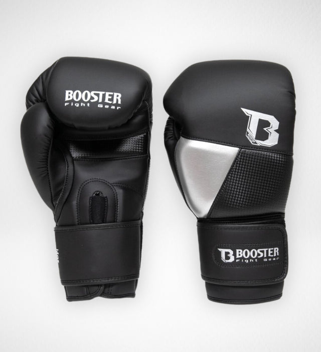 Booster Boxing Gloves BG 'XXX' - Black/Silver