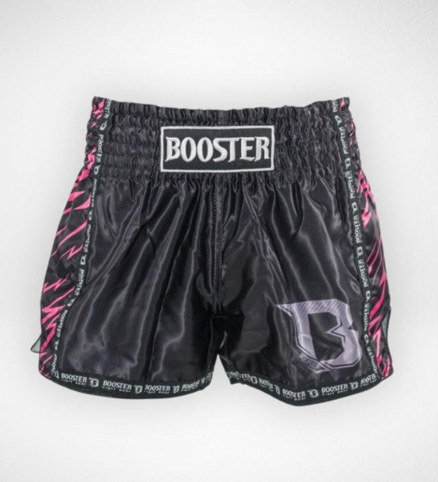Booster Kickboxing Shorts Kids – Black/Pink
