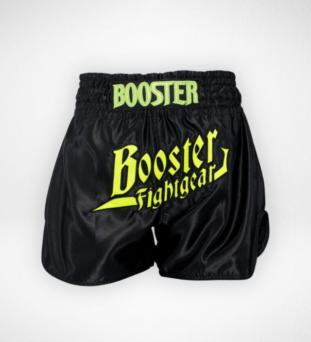 Booster Kickboxing Shorts Thunder - Black/Yellow