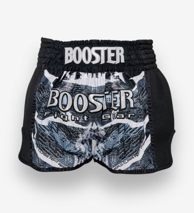 Booster Kickboxing Shorts Alien - Black/Gray