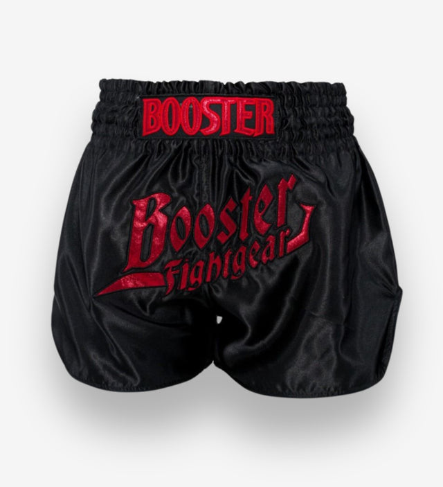 Booster Kickboxing Shorts Thunder - Black/Red
