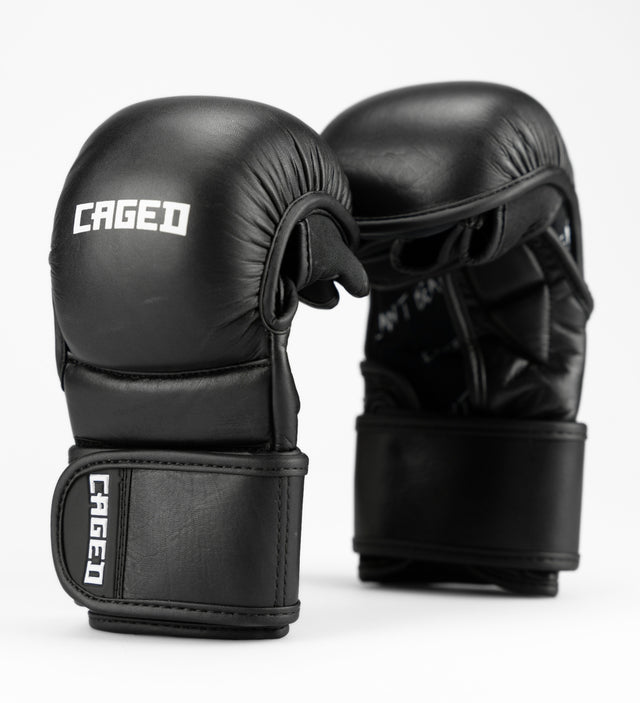 Caged MMA Gloves 'X Series' Sparring - Black/White