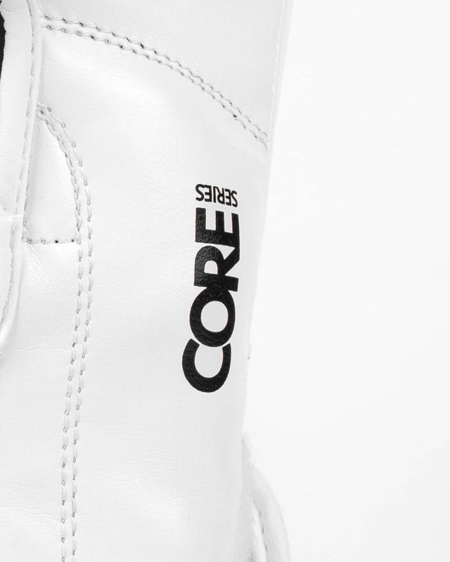 Caged Core Boxing Gloves - White/Black