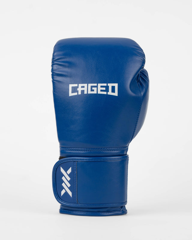 Caged Core Boxing Gloves - Blue/White