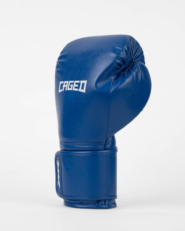 Caged Core Boxing Gloves - Blue/White
