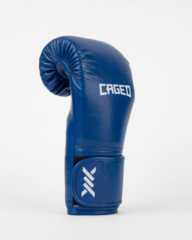 Caged Core Boxing Gloves - Blue/White