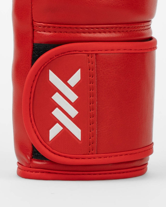 Caged Core Boxing Gloves - Red/White