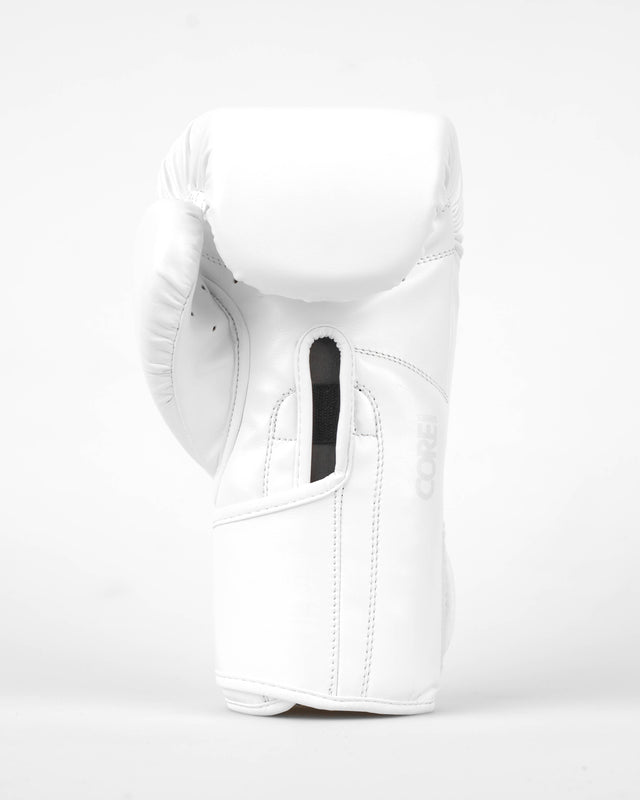 Caged Core Boxing Gloves - White/White
