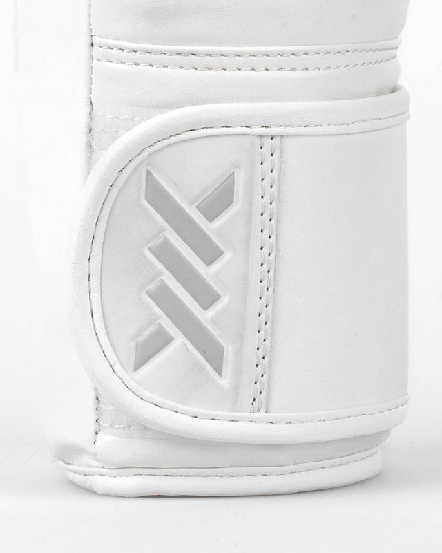 Caged Core Boxing Gloves - White/White