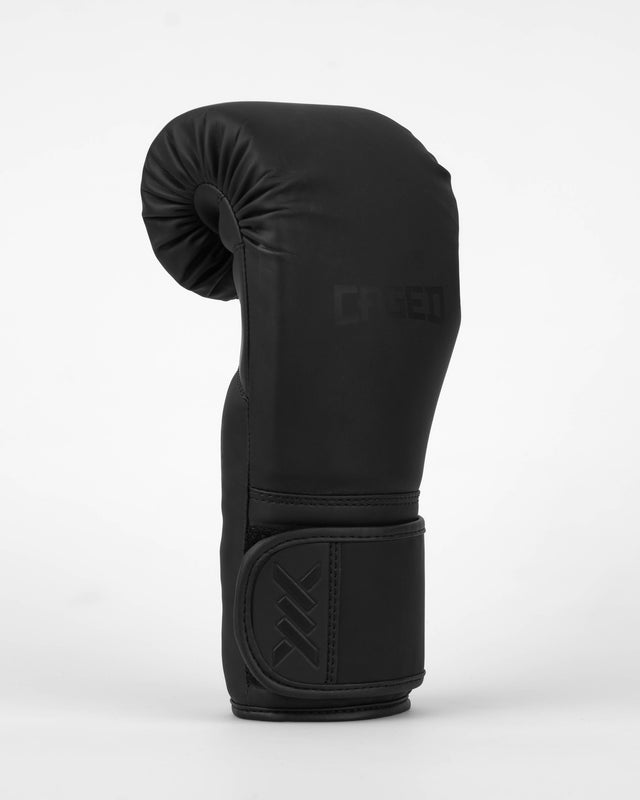 Caged Core Boxing Gloves - Matte Black