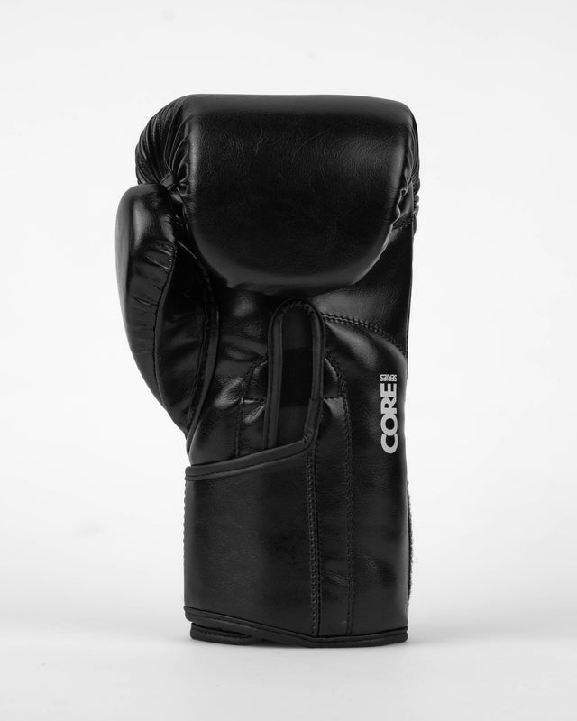 Caged Core Boxing Gloves - Black/White