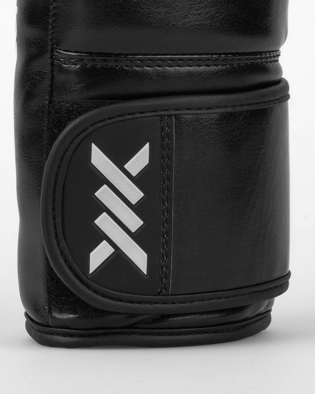 Caged Core Boxing Gloves - Black/White