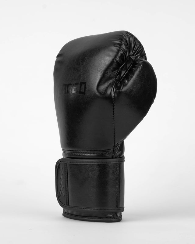 Caged Core Boxing Gloves - Black/Black