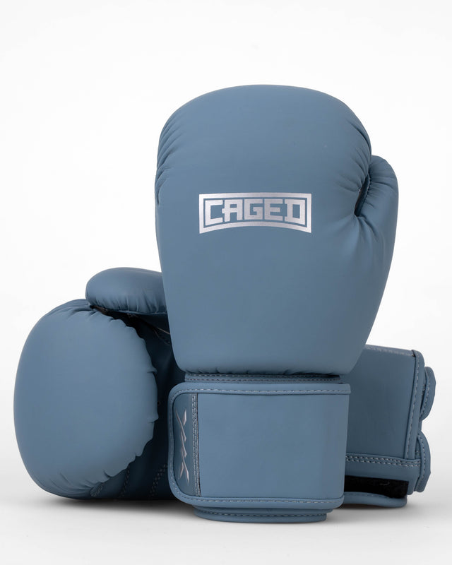 Caged Shadow Boxing Gloves - Midnight Blue