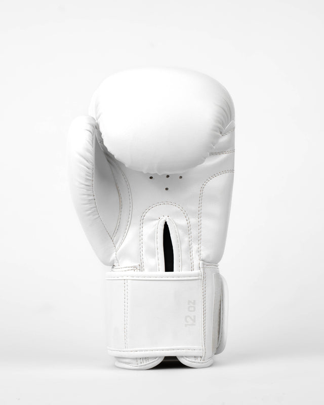 Caged Shadow Boxing Gloves - White/White