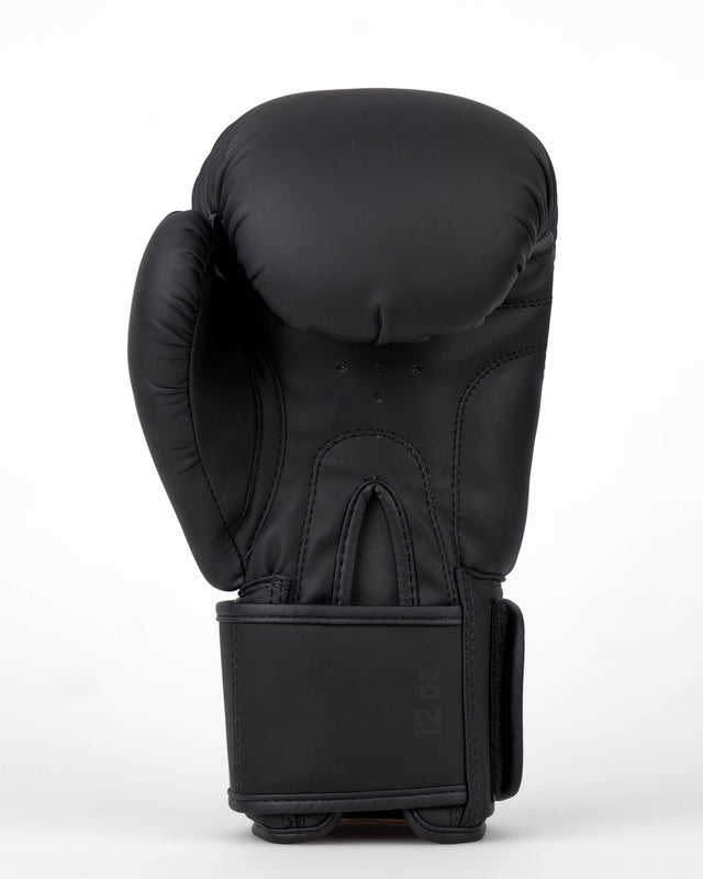 Caged Boxing Gloves Shadow - Matt Black/White