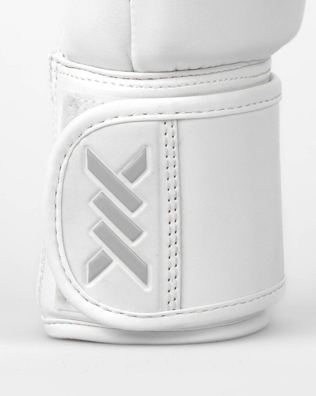 Caged Shadow Boxing Gloves - White/White