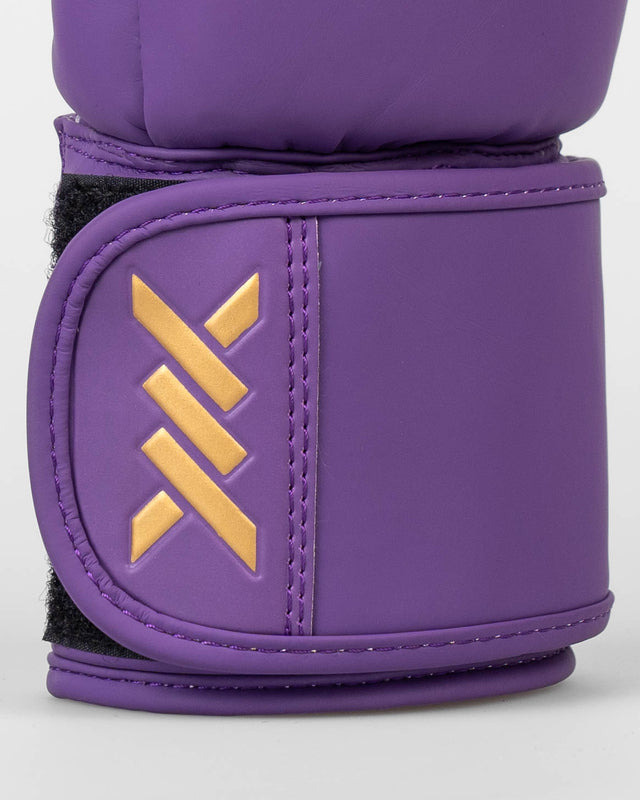 Caged Spark Kids Boxing Gloves – Purple/Gold
