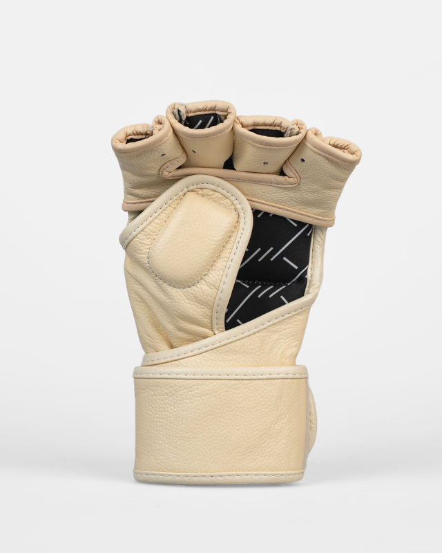 Caged MMA Gloves 'X' Series - Cream White