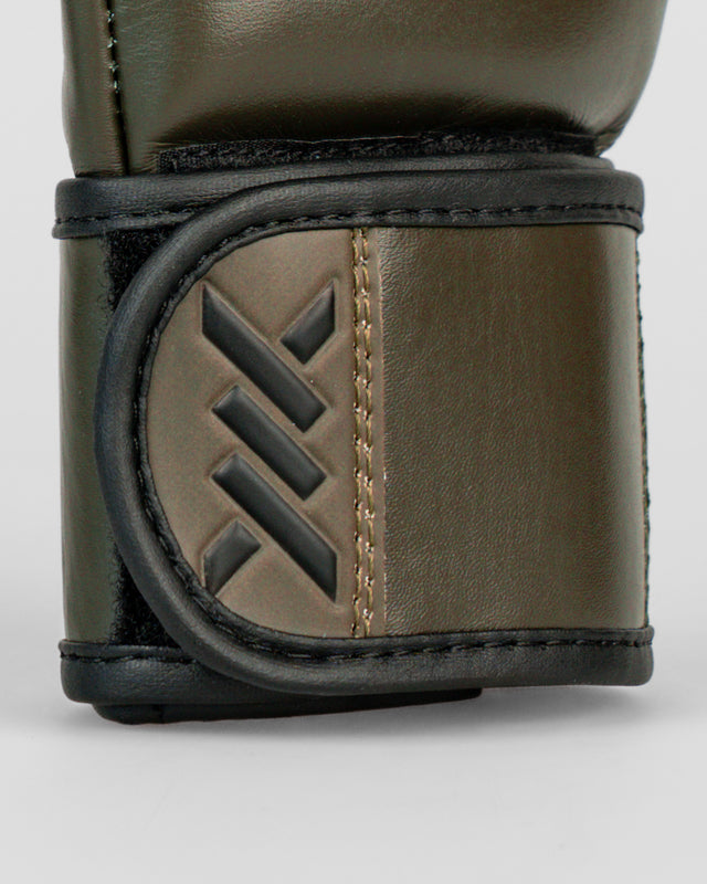 Caged MMA Gloves 'X' Series - Khaki Green/Black
