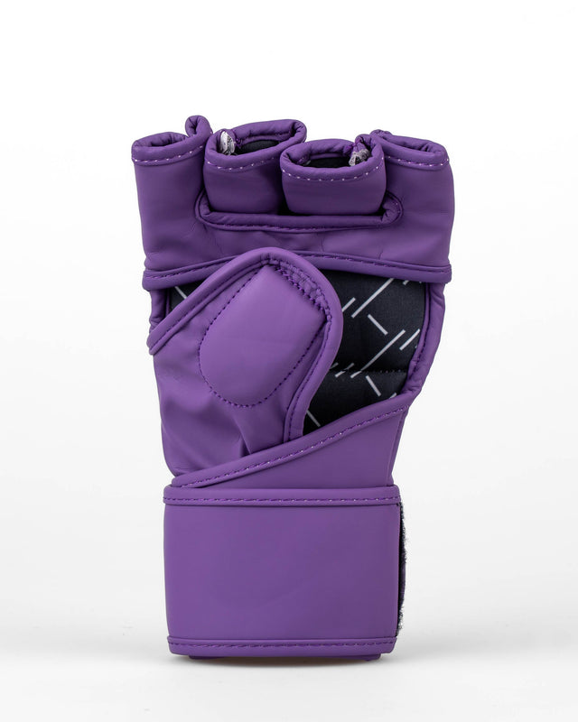 Caged MMA Gloves Shadow - Purple/Gold