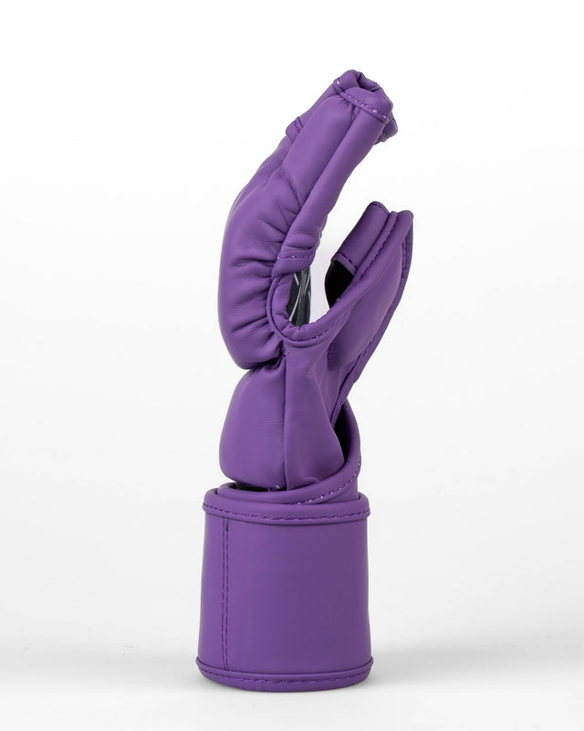 Caged MMA Gloves Shadow - Purple/Gold