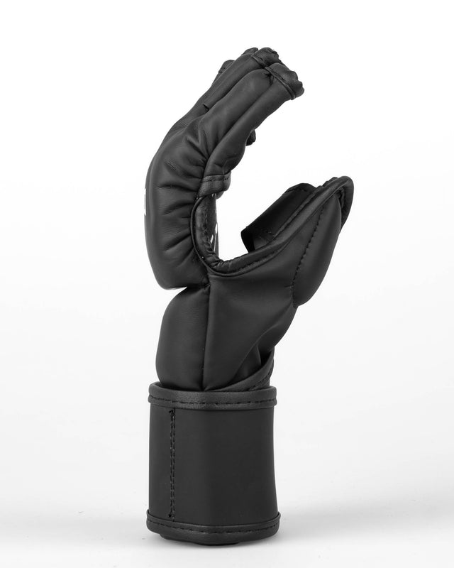 Caged MMA Gloves Shadow - Matte Black/White