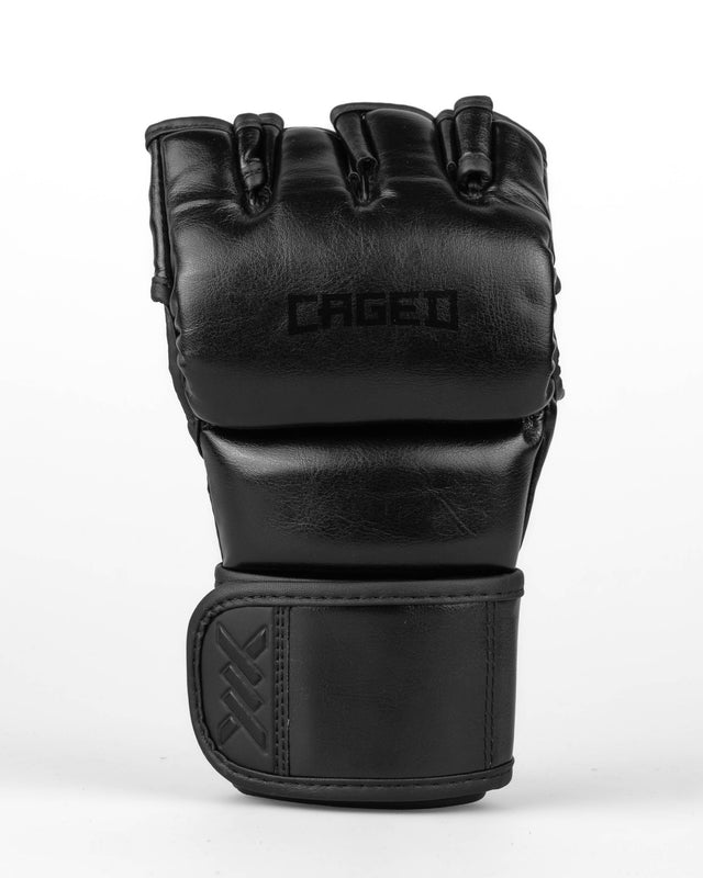 Caged MMA Gloves Shadow - Black/Black