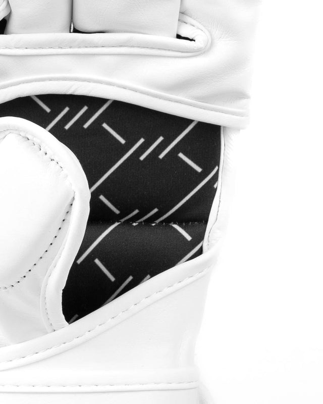 Caged MMA Gloves Shadow - White/White