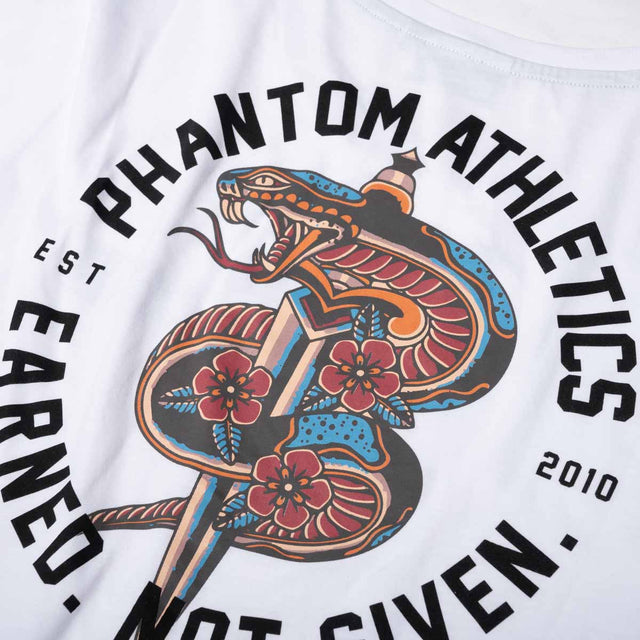 Phantom Athletics T-Shirt Serpent - White