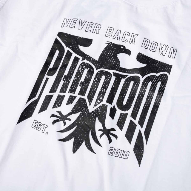 Phantom Athletics T-Shirt Germany Never Back Down – White