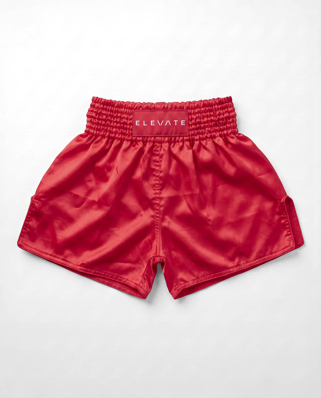 Elevate Muay Thai Shorts Prime - Red