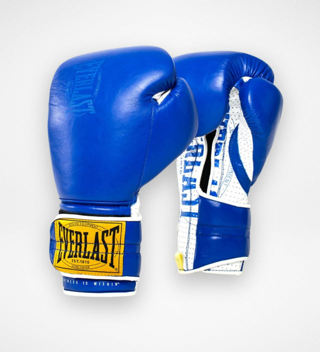 Everlast 1910 Boxing Gloves Hook and Loop - Blue