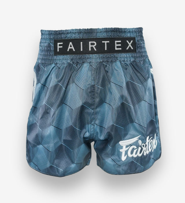 Fairtex Muay Thai Shorts FXB Stealth - Gray/Blue