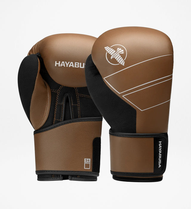Hayabusa S4 Leather Boxing Gloves - Tan