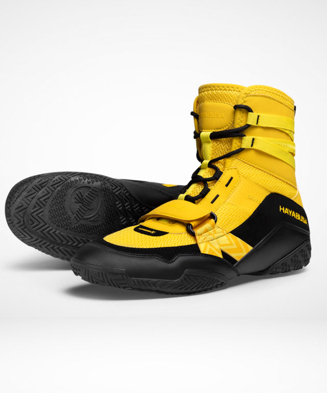 Hayabusa Strike Boxing Shoes - Yellow/Black