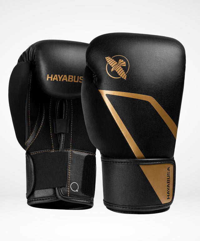 Hayabusa Boxing gloves E1 Kids – Black/Gold