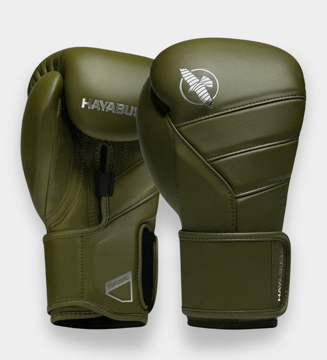 Hayabusa Boxing Gloves T3 Kanpeki - Olive Green