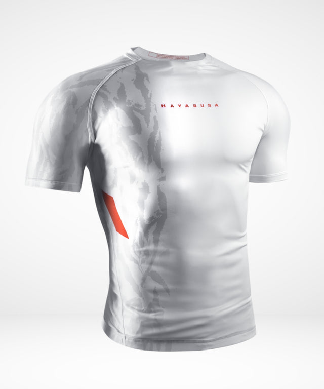 Hayabusa Apex Short-Sleeve Rash Guard - Off-White
