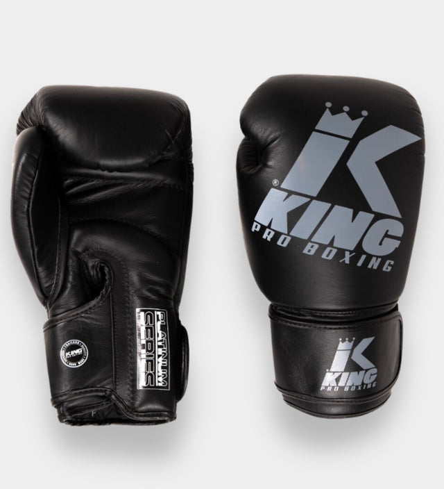 King Pro Boxing Boxing Gloves Platinum - Black/Gray