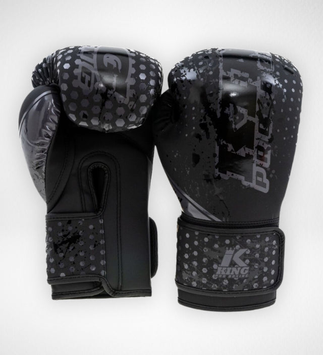 King Pro Boxing Boxing gloves Hexagon Kids – Black/Black