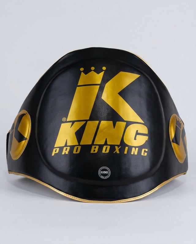 King Pro Boxing Belly Protector - Black/Gold